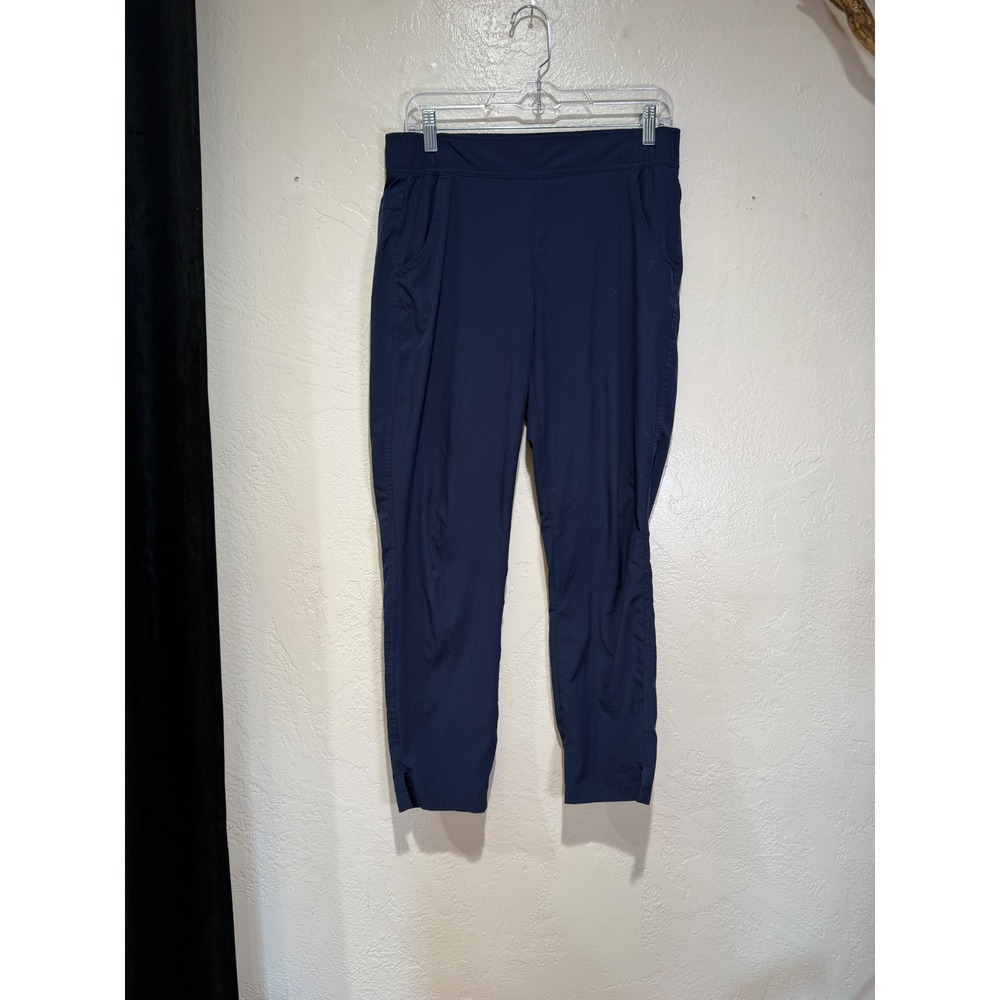 Eddie Bauer First Ascent Guide Pants Womens Navy Blue Hiking Travel Tapered 26"